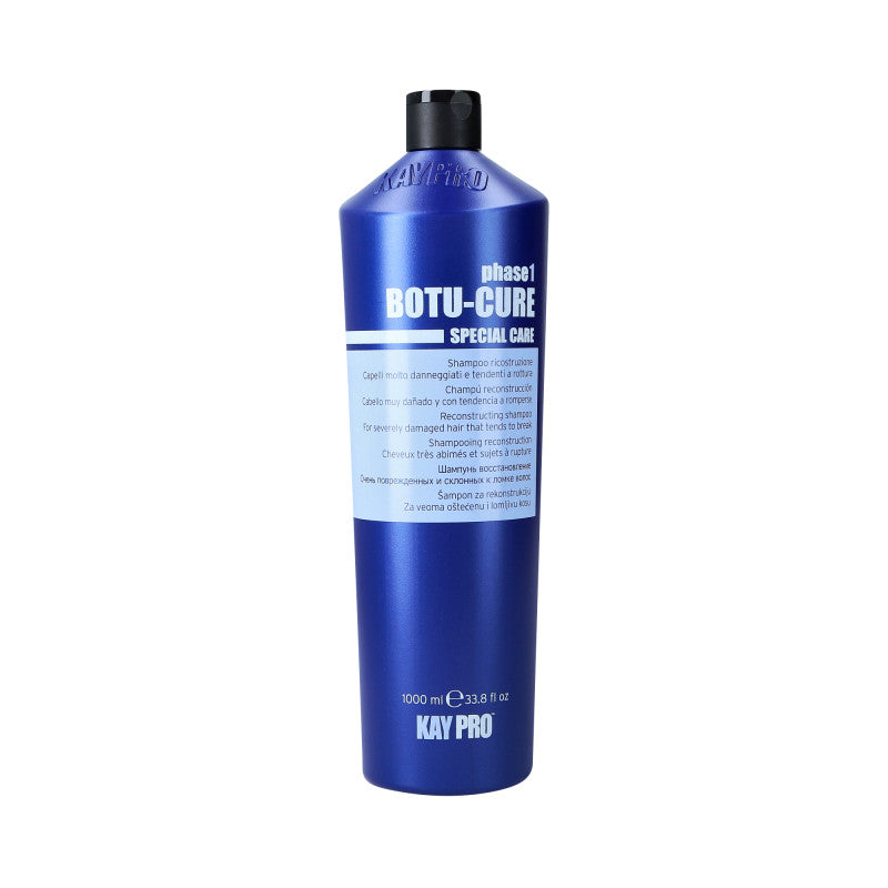 KAYPRO BOTU-CURE Shampoo Rigenerante Intensivo per Capelli Danneggiati e Trattati Chimicamente 1000 ml