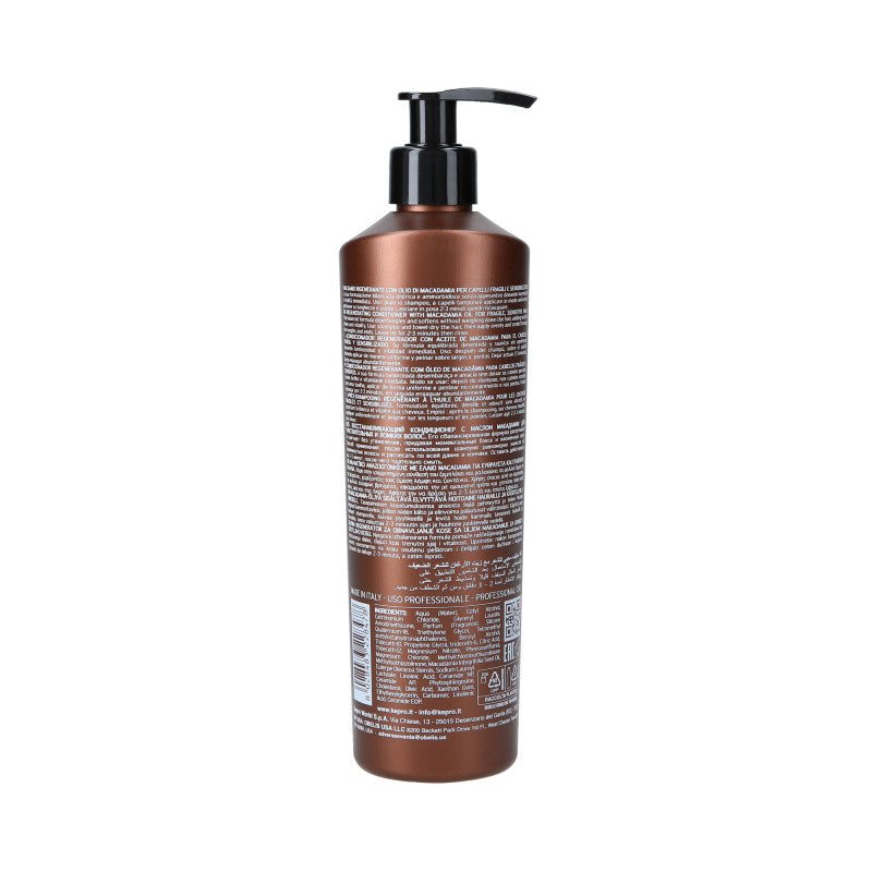 KAYPRO MACADAMIA Balsamo Rigenerante per Capelli Fini e Fragili 1000 ml