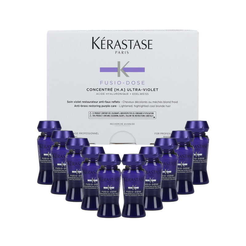 KERASTASE BLOND ABSOLU Ultra-Violet Trattamento per capelli biondi 10x12ml