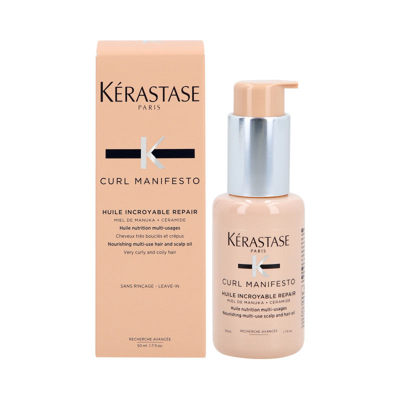 KÉRASTASE CURL MANIFESTO HUILE SUBLIME REPAIR Olio multitasking per capelli ricci e cuoio capelluto 50ml
