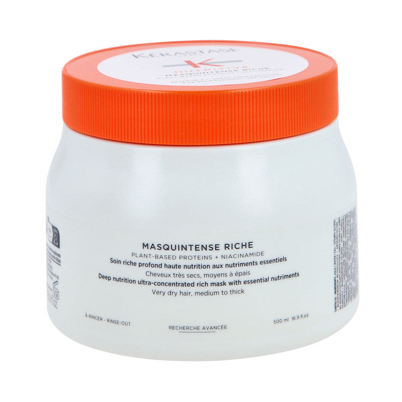 KÉRASTASE NUTRITIVE RICH Maschera nutriente per capelli normali e spessi 500ml