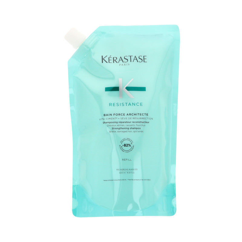 KÉRASTASE RESISTANCE BAIN FORCE REFILL Bagno rinforzante per capelli delicati e danneggiati 500ml