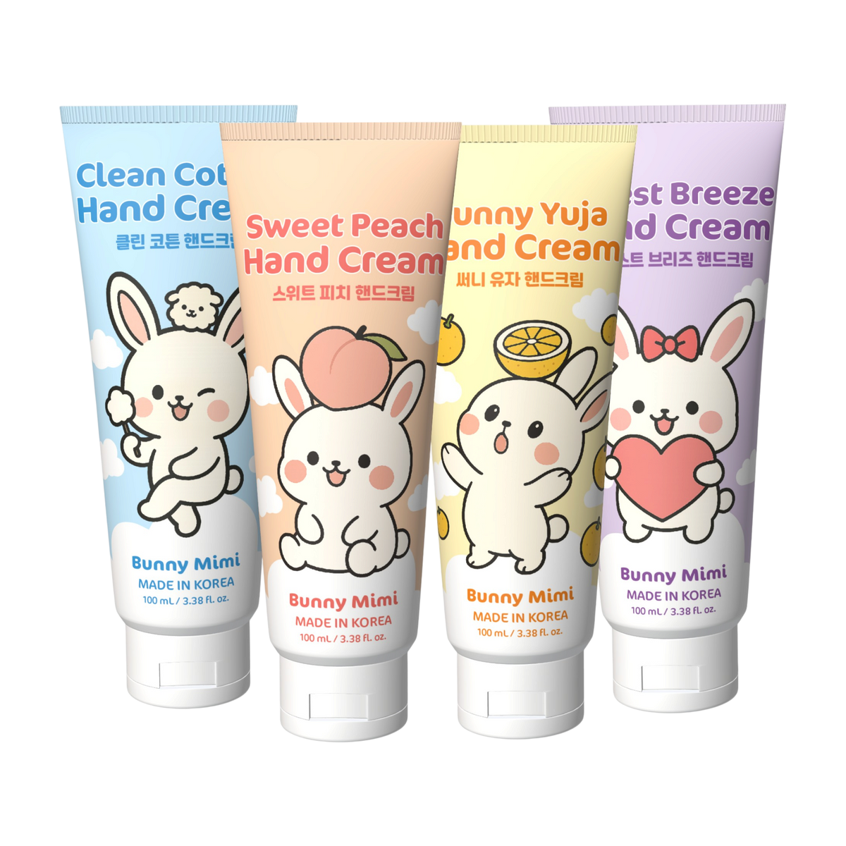 BUNNY MIMI Set creme per le mani, 4 x 100 ml