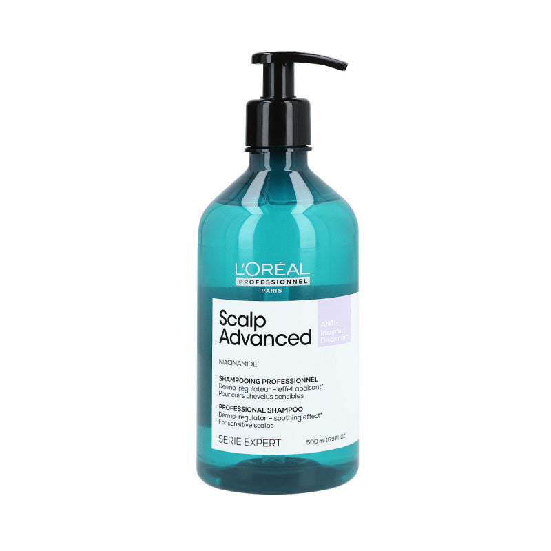 L'OREAL PROFESSIONNEL SCALP ADVANCED ANTI DISCOMFORT Shampoo lenitivo per cuoio capelluto sensibile 500ml