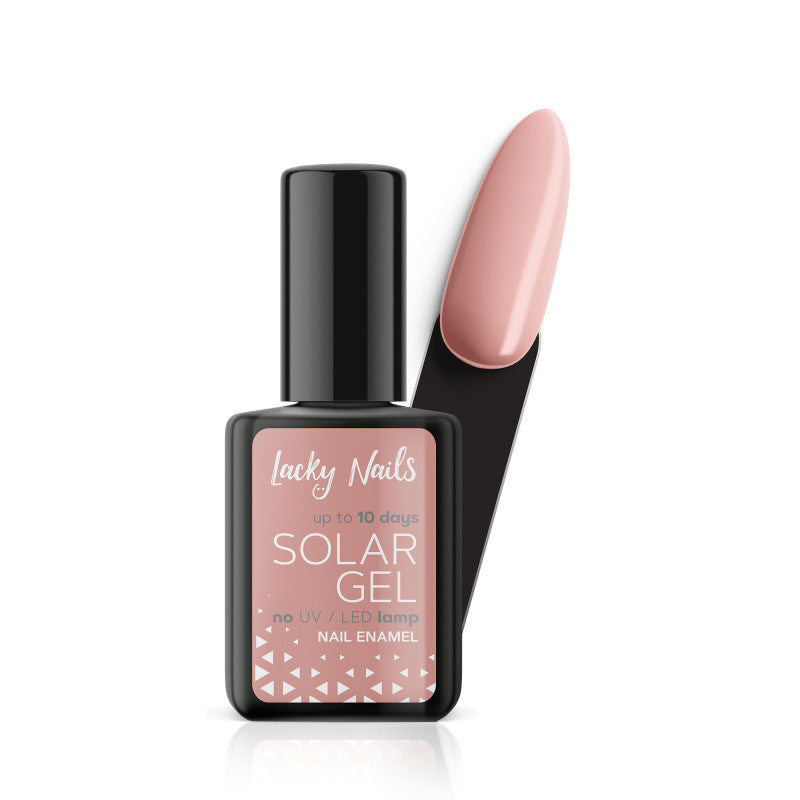LACKY NAILS SOLAR GEL Smalto per unghie, 04 Naked 10ml