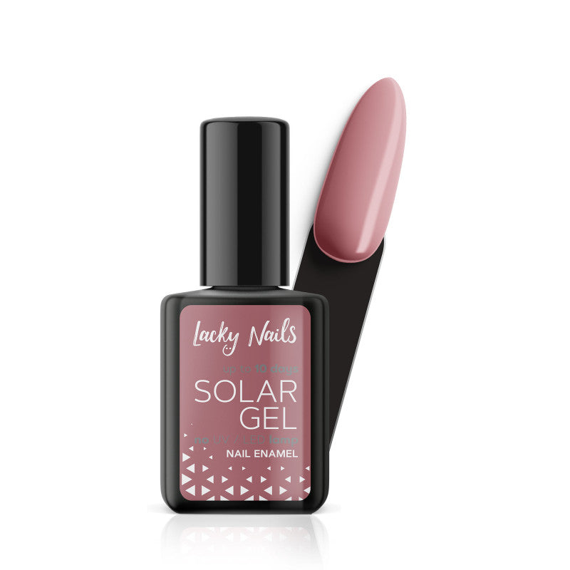 LACKY NAILS SOLAR GEL Smalto per unghie, 05 Blush 10ml