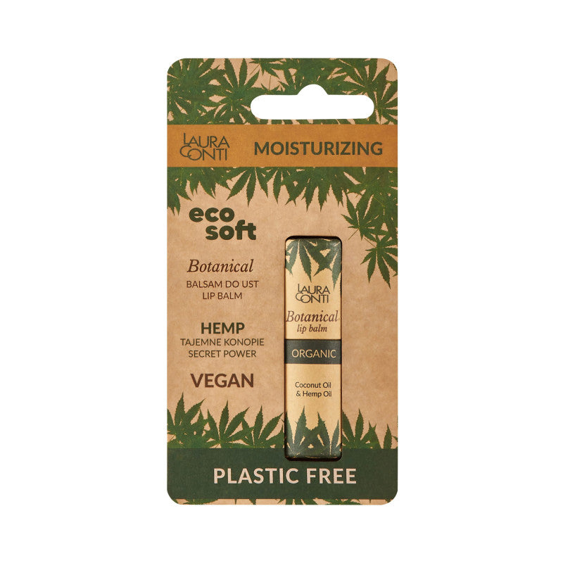 LAURA CONTI ECOSOFT BOTANICAL Balsamo labbra idratante con olio di canapa 7,2 ml