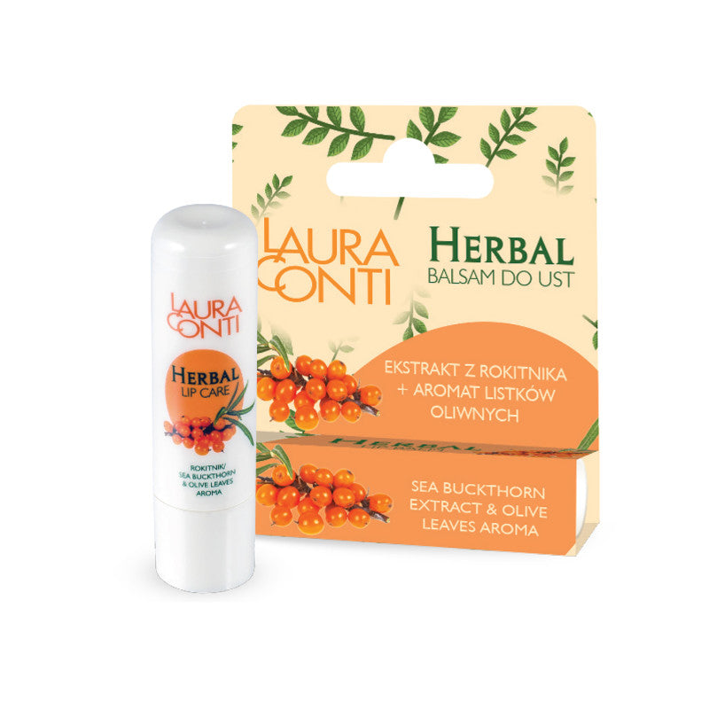 LAURA CONTI HERBAL Rossetto Nutriente con Estratto di Olivello Spinoso 4,8 g