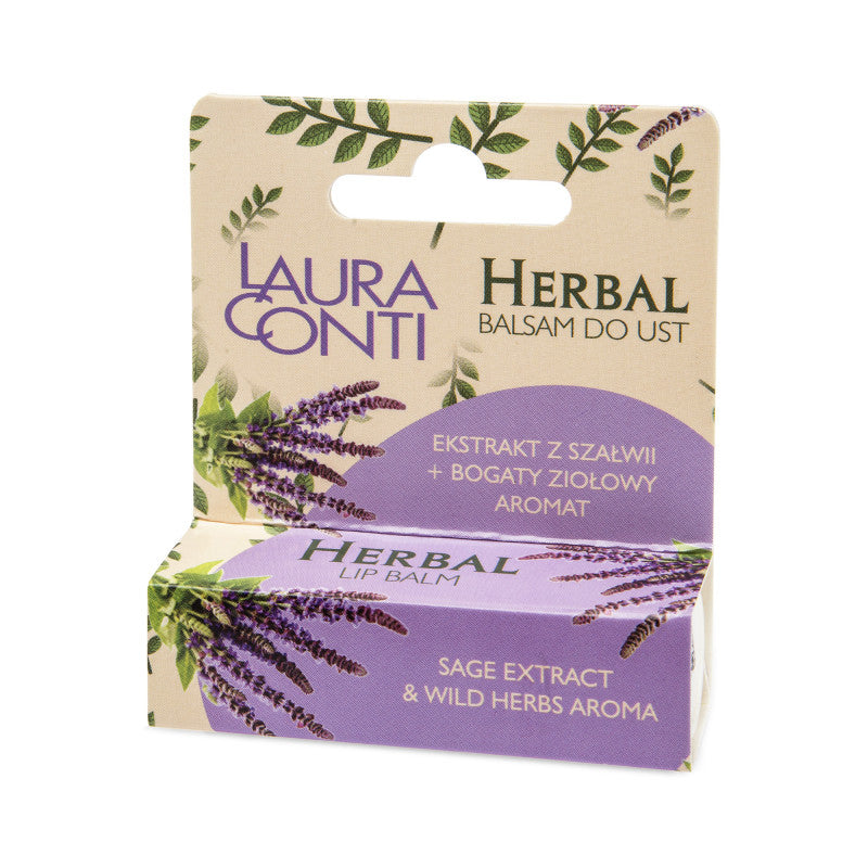 LAURA CONTI HERBAL Rossetto Nutriente con Estratto di Salvia 4,8 g