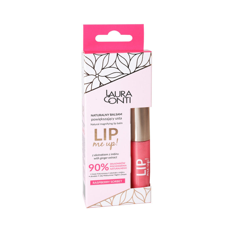 LAURA CONTI LIP ME UP! Balsamo labbra naturale volumizzante al sorbetto di lampone 9 ml