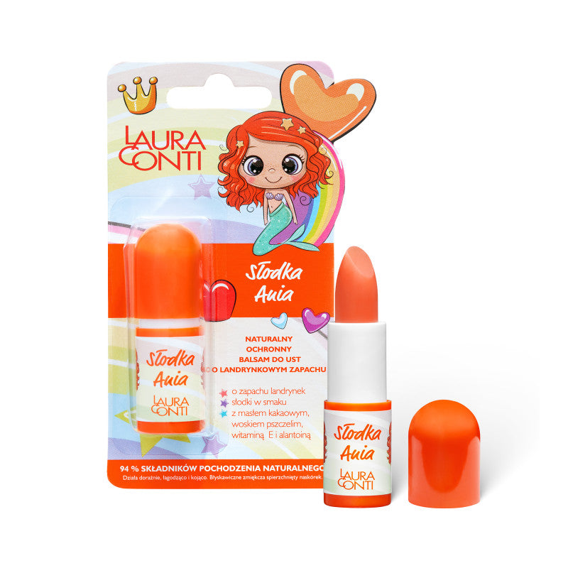 LAURA CONTI Balsamo labbra naturale al profumo di caramella Sweet Ania 3,8 g