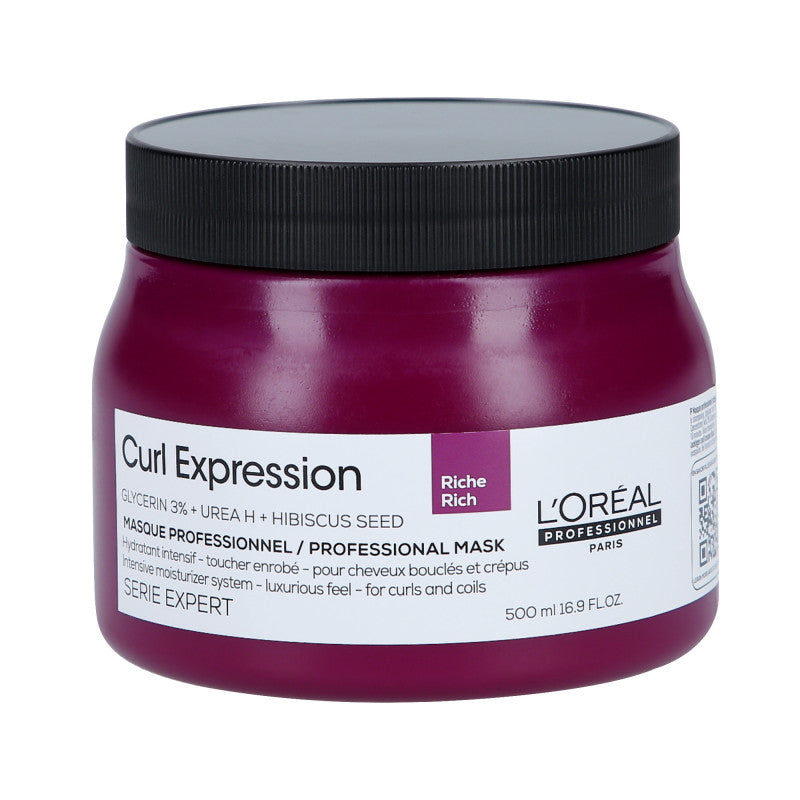 L’OREAL PROFESSIONNEL SERIE EXPERT CURL EXPRESSION RICH Maschera idratante intensiva per capelli ricci 500ml