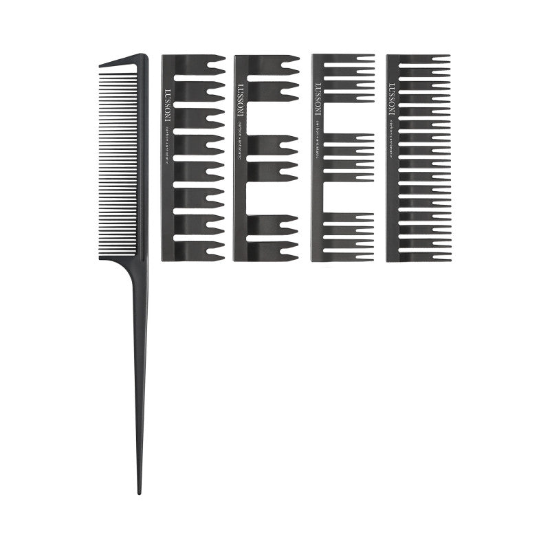 LUSSONI DC 500 Set Pettine A Coda: Pettine + 4 Testine