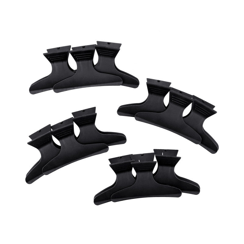 LUSSONI Set Pinze Per Capelli 12 Pezzi