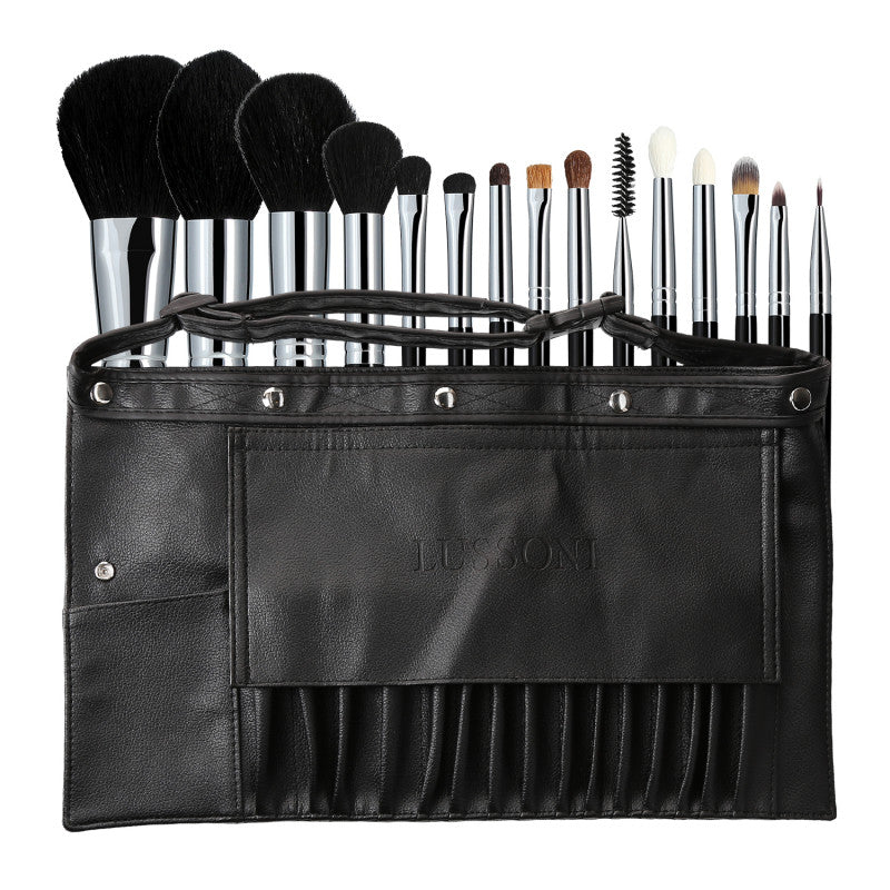 LUSSONI Master Kit 16 Pezzi Set Pennelli Makeup Professionale