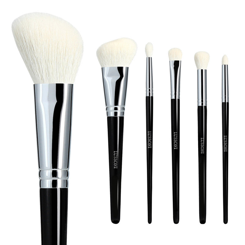 LUSSONI Natural Charm - 6 Pezzi Set Pennelli Makeup Professionale
