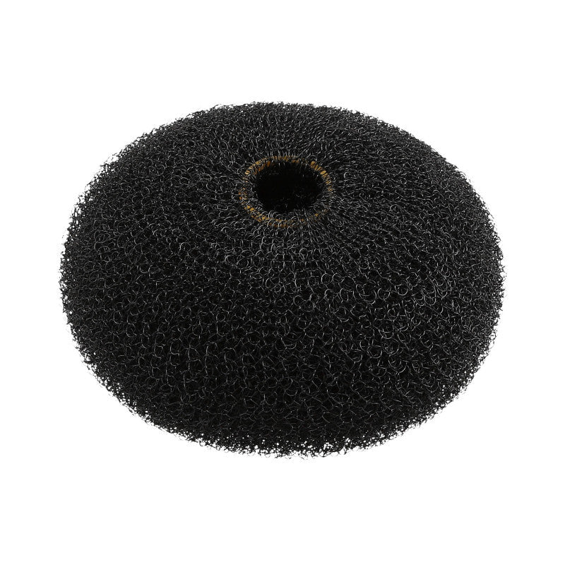 LUSSONI Ciambella Per Chignon, Nero, Ø 90 mm