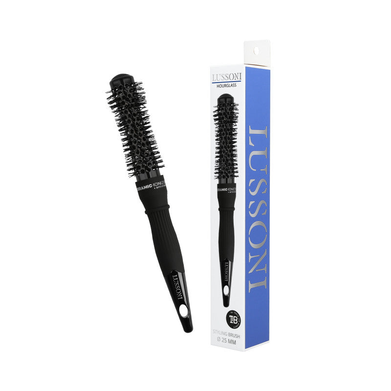 LUSSONI Hourglass Spazzola Per Capelli, Ø 25 mm