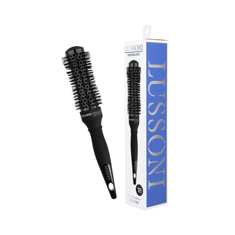 LUSSONI Hourglass Spazzola Per Capelli, Ø 33 mm