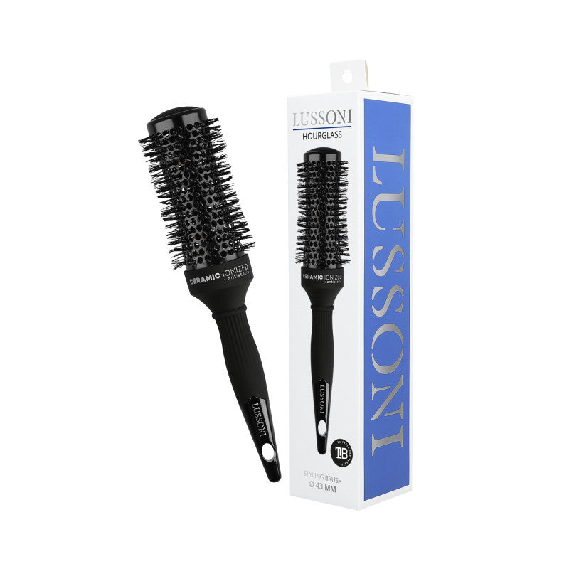 LUSSONI Hourglass Spazzola Per Capelli, Ø 43 mm