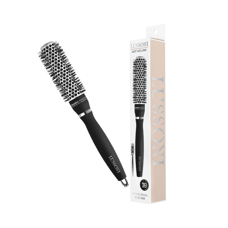 LUSSONI Hot Volume Spazzola Per Capelli, Ø 25 mm