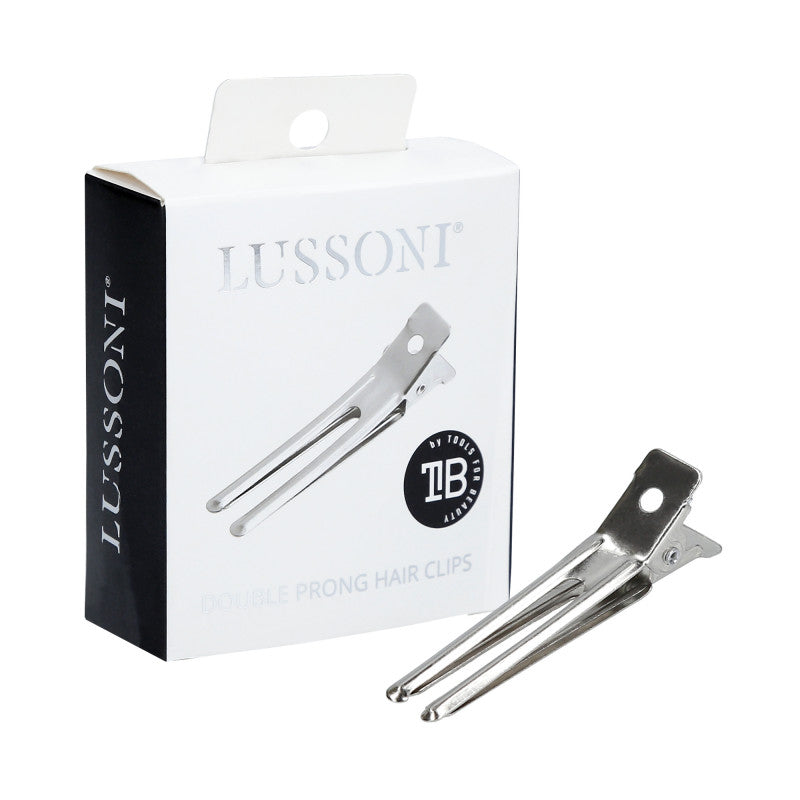 LUSSONI Clip per capelli a doppia punta, 49mm, 36 pz.