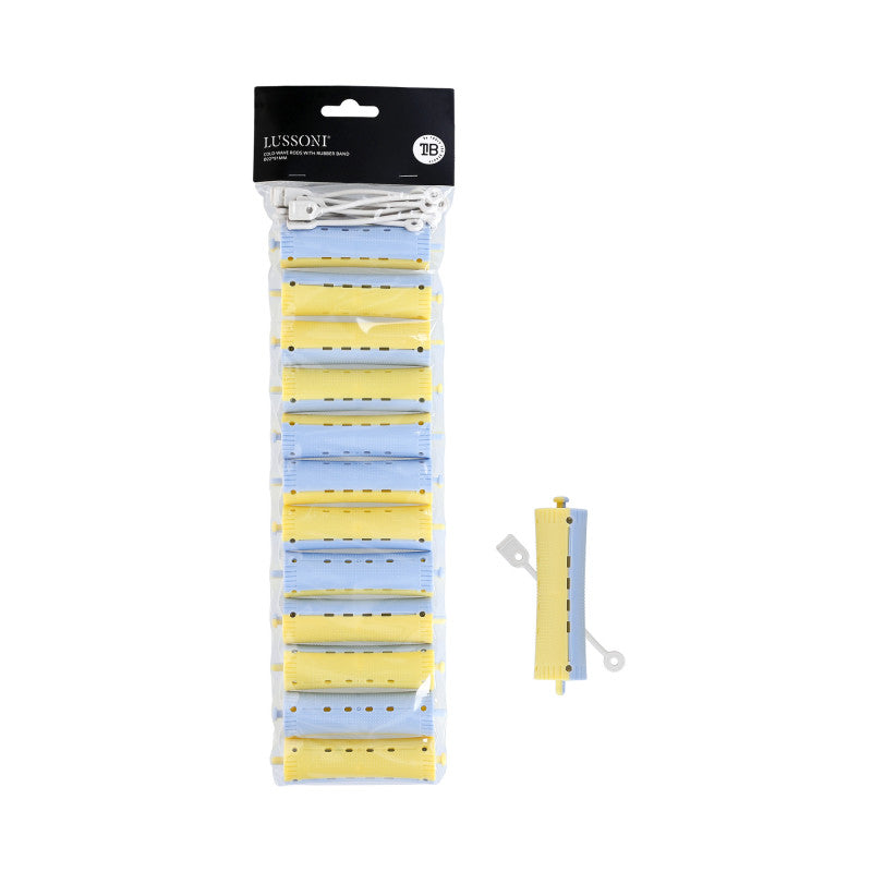 LUSSONI Bigodini per onde con elastico. Ø22*91mm 12 pz.