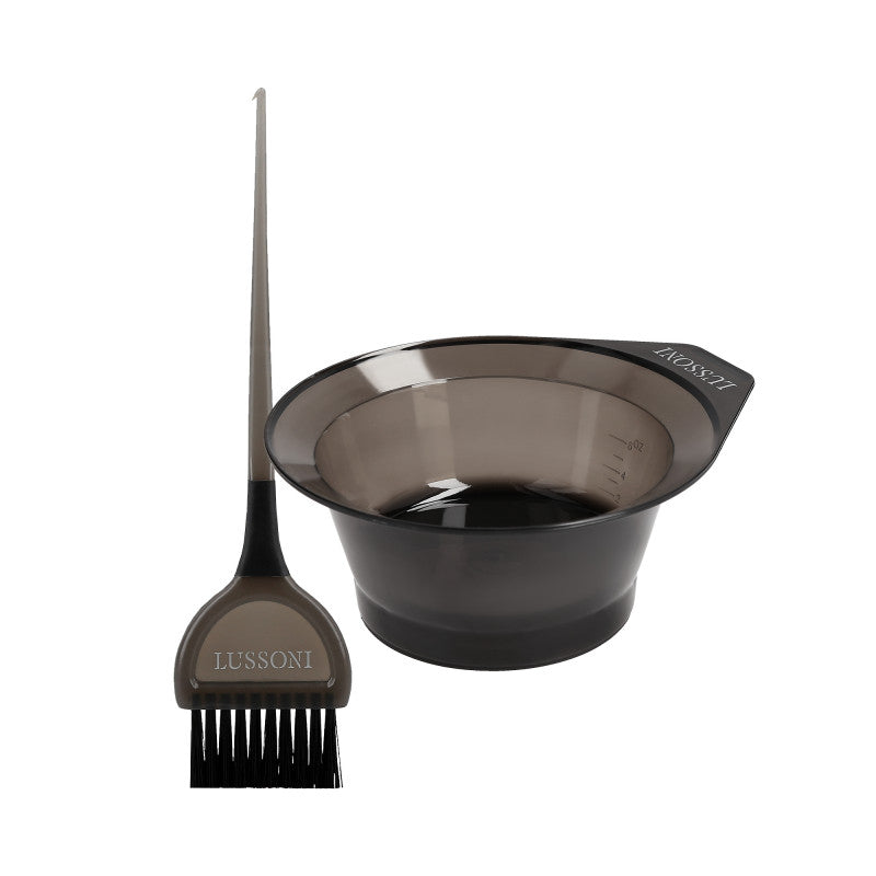 LUSSONI Set Ciotola per tintura 250ml + Pennello TB 011