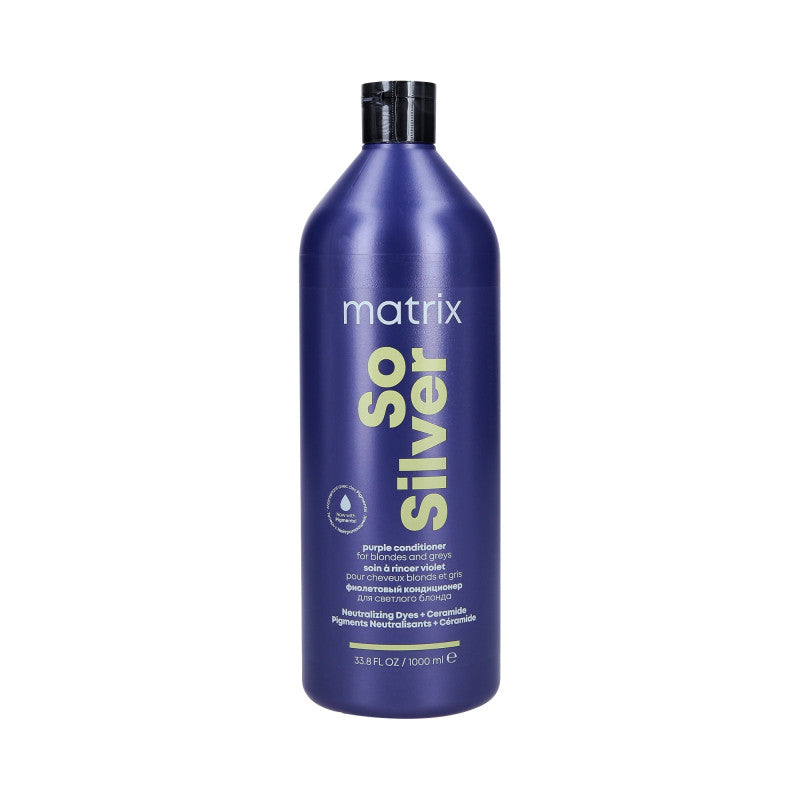 MATRIX TOTAL RESULTS COLOR OBSESSED SO SILVER Conditioner per capelli biondi e grigi 1000ml