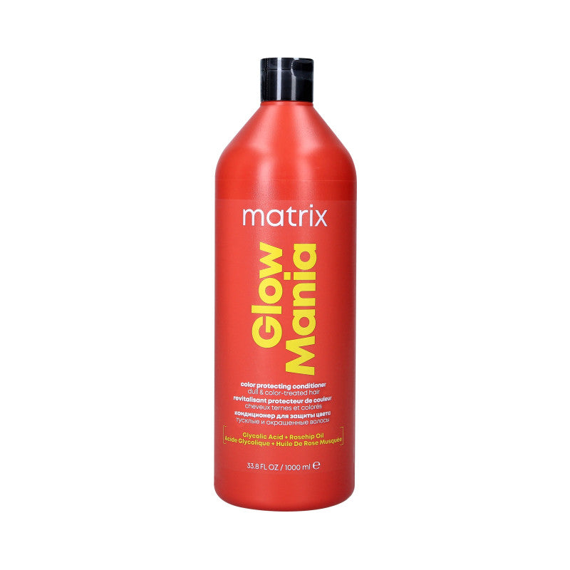 MATRIX TOTAL RESULTS GLOW MANIA Balsamo che protegge e dona lucentezza ai capelli colorati 1000ml