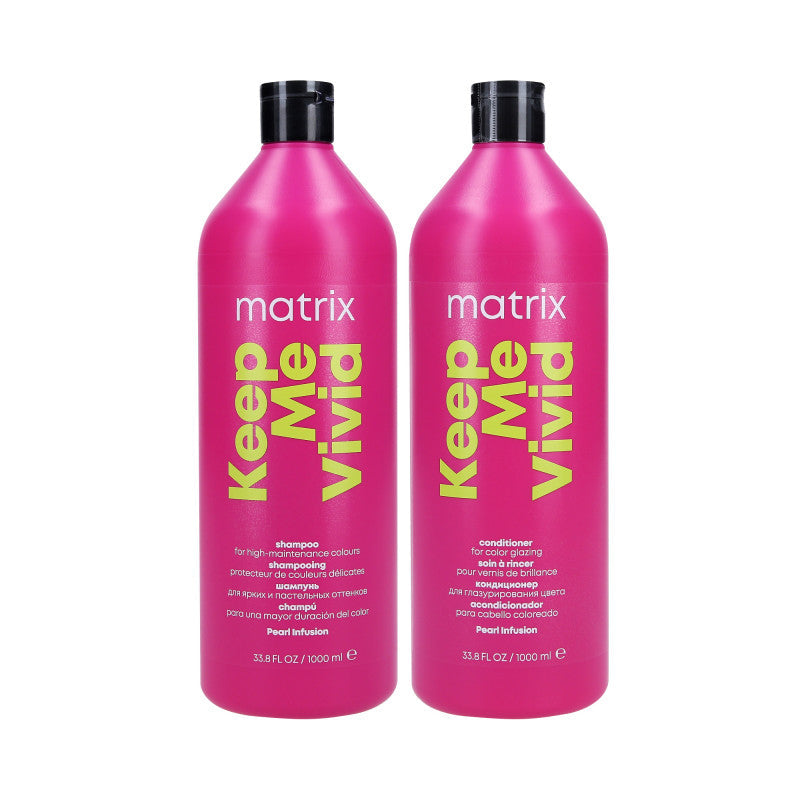 MATRIX TOTAL RESULTS KEEP ME VIVID per capelli colorati Shampoo 1000 ml + Conditioner 1000ml