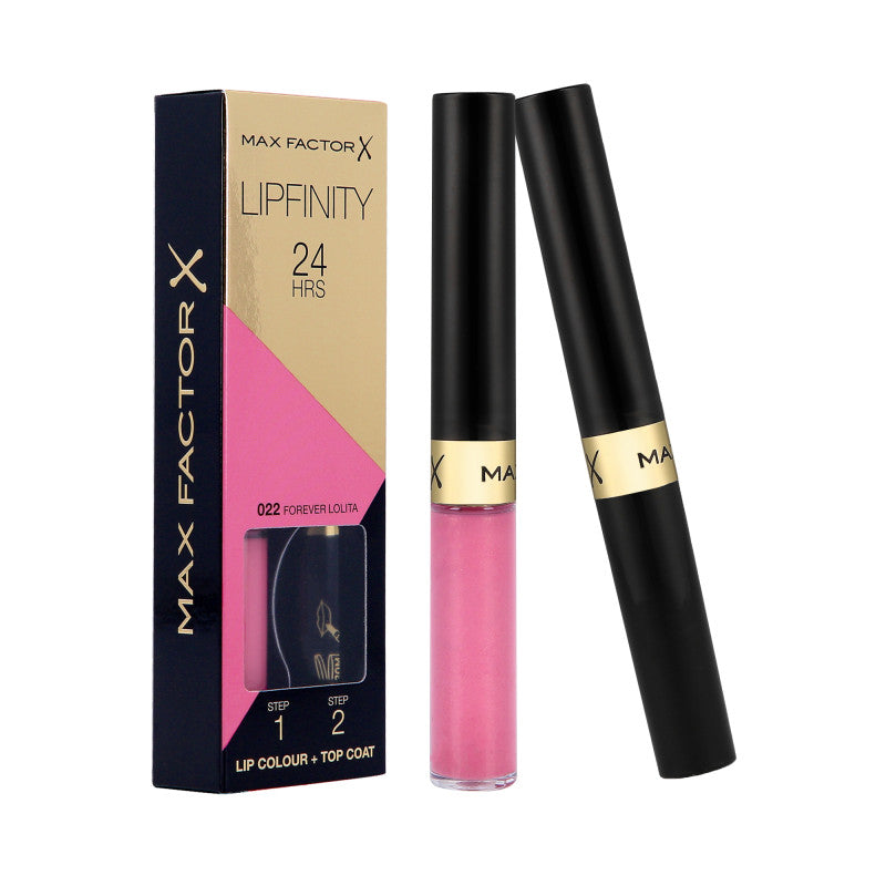 MAX FACTOR LIPFINITY Rossetto bifase 2 in 1 022 Forever Lolita 2,3ml+1,9g