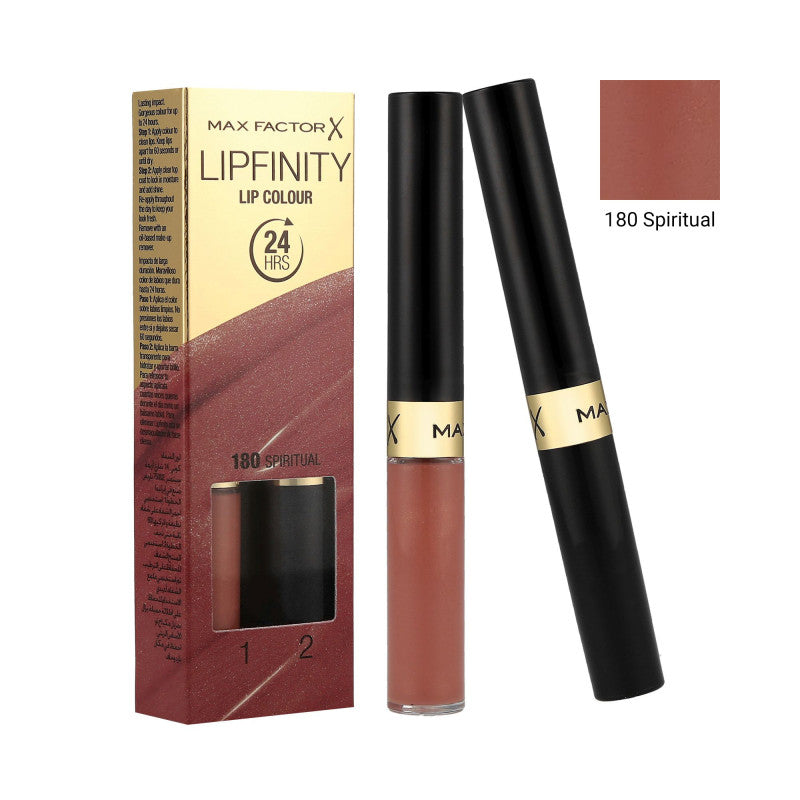 MAX FACTOR LIPFINITY Rossetto bifase 2 in 1 180 Spiritual 2,3ml+1,9g