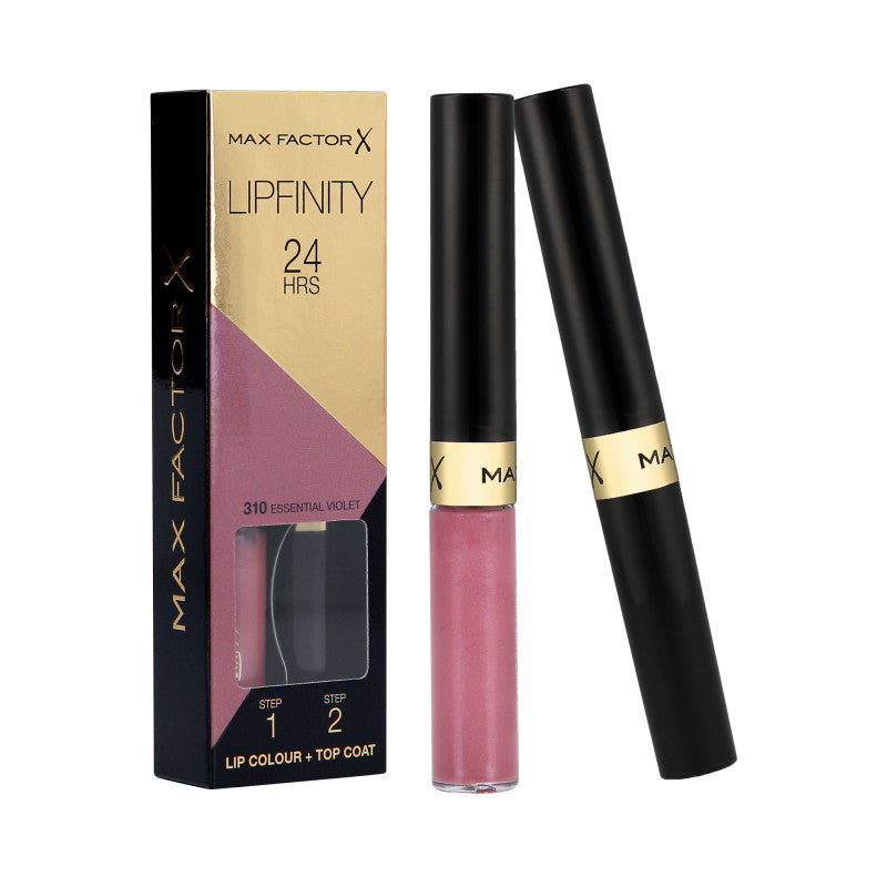 MAX FACTOR LIPFINITY Rossetto bifase 2 in 1 310 Essential Violet 2,3ml+1,9g