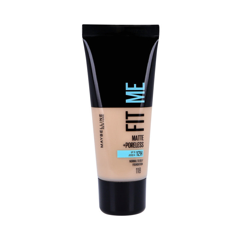 MAYBELLINE FIT ME Podkład matujący do twarzy 118 Nude 30ml