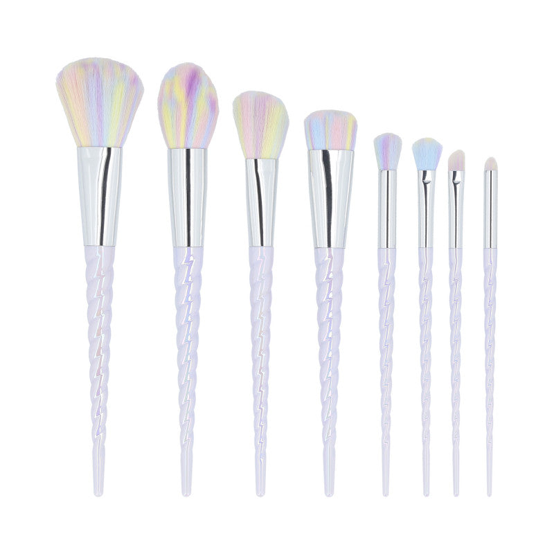 MIMO Set Pennelli Makeup 8 Pezzi, Unicorn, Colori Pastello
