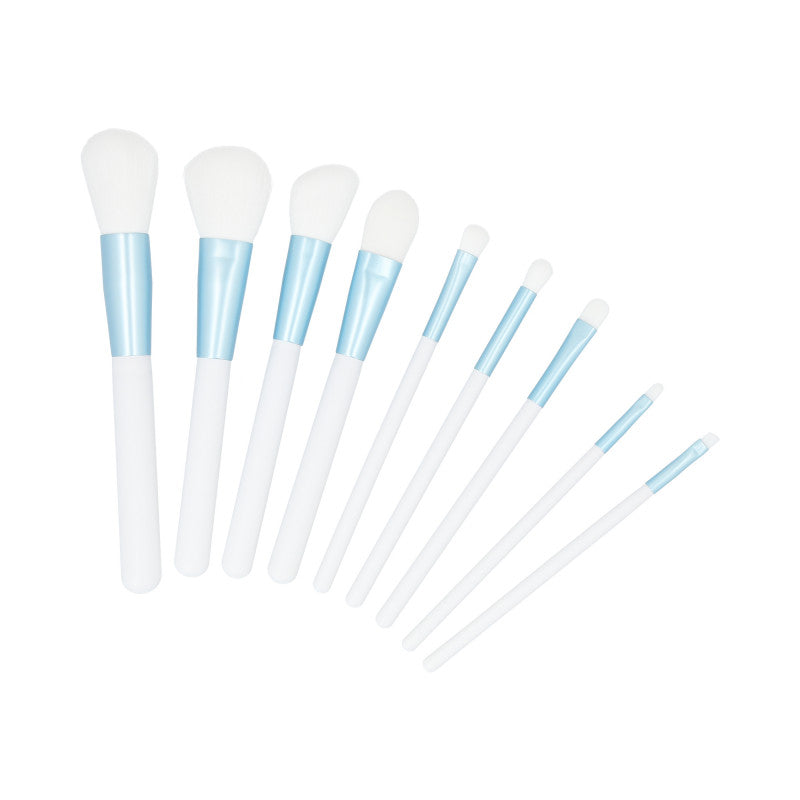 MIMO set di 9 pennelli per trucco, Bianco