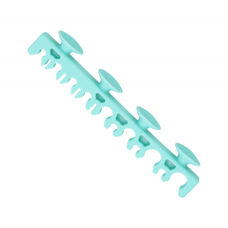 MIMO Asciuga pennelli makeup in silicone, Turchese