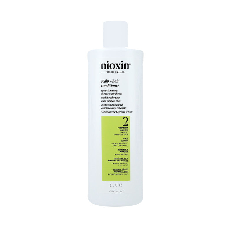 NIOXIN PRO CLINICAL 2 Balsamo rinforzante per capelli naturali e con diradamento visibile 1000 ml