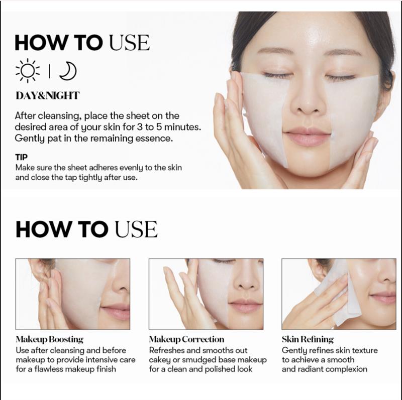 VT COSMETICS SKIN MASK PACK MILD Zestaw kojących płatków do twarzy o działaniu nawilżającym 100 szt. #2