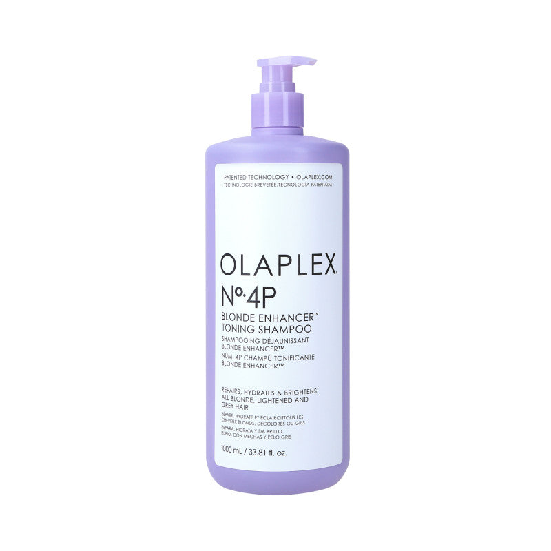 OLAPLEX NO.4P BLONDE ENHANCER Shampoo colorante viola per capelli biondi 1000ml