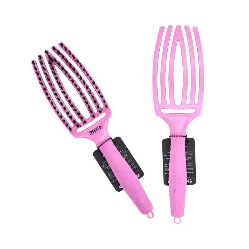 OLIVIA GARDEN FINGERBRUSH Spazzola per capelli Arctic Lights Celestial Pink