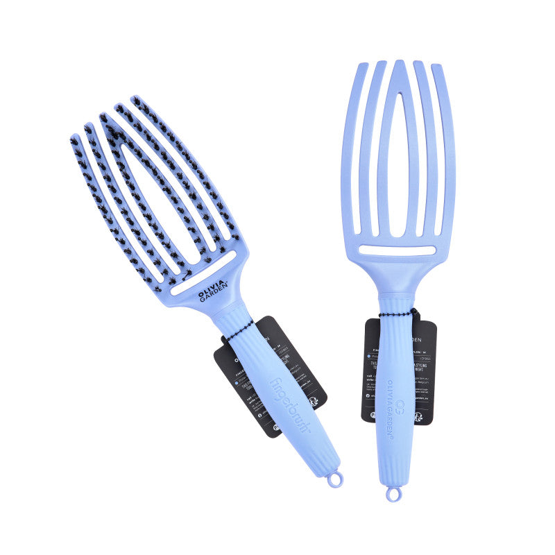 OLIVIA GARDEN FINGERBRUSH Spazzola per capelli Arctic Lights Polar Blue