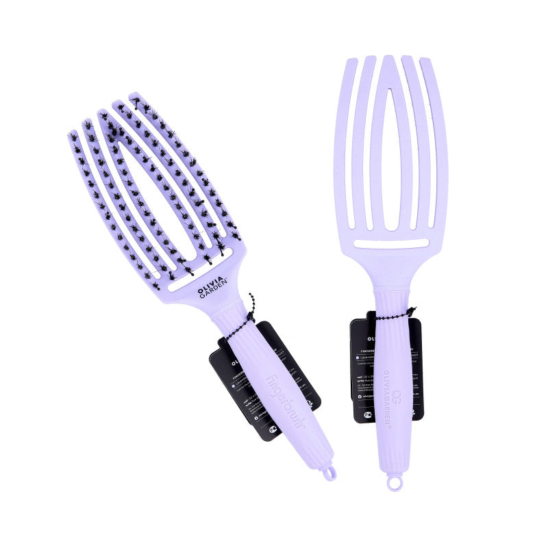 OLIVIA GARDEN FINGERBRUSH Spazzola per capelli Combo Lavender M