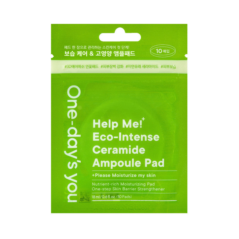 ONE-DAY’S YOU HELP ME ECO-INTENSE Cerotti idratanti con ceramidi 18ml (10 pz.)