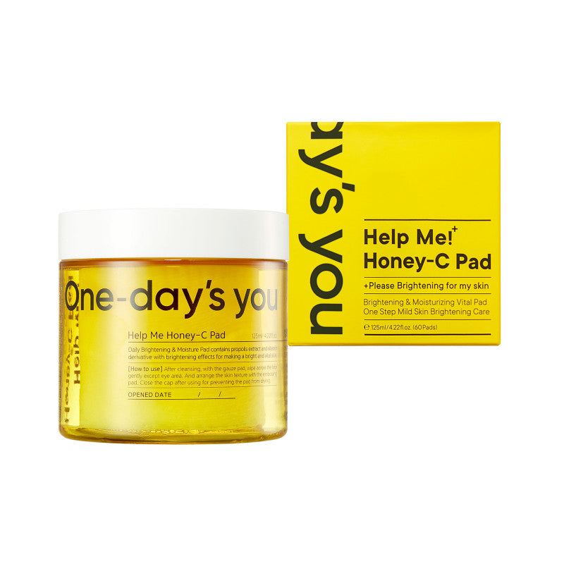 ONE-DAY’S YOU HELP ME HONEY-C PAD Dischetti tonificanti e illuminanti da 125 ml (60 pz.)