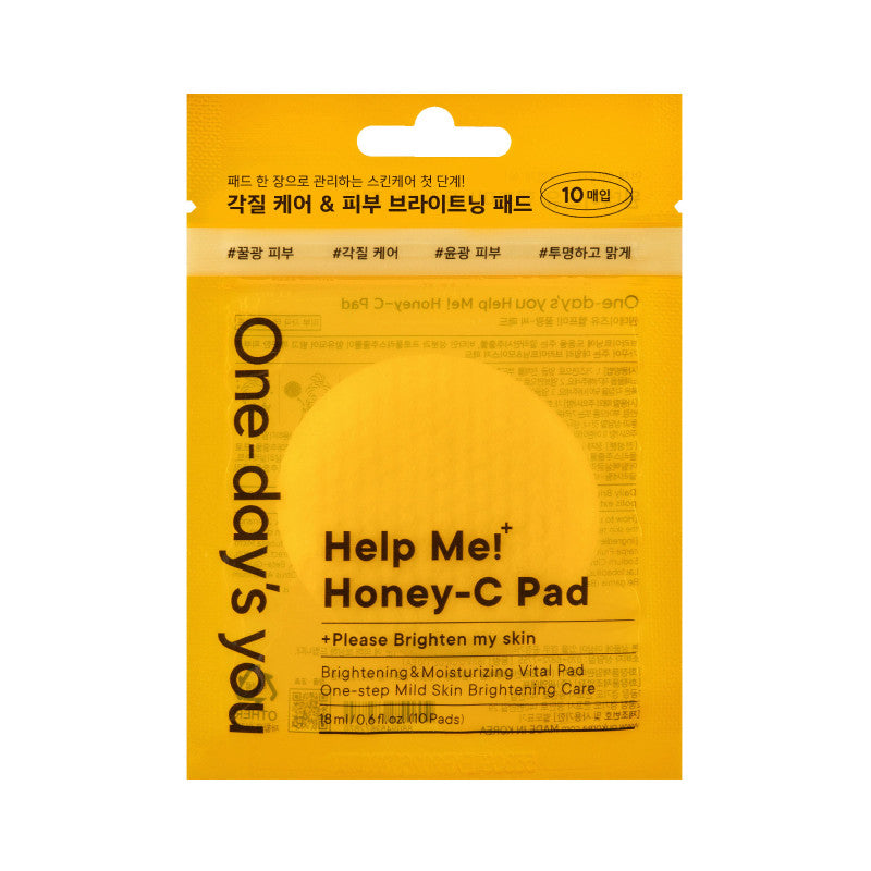 ONE-DAY’S YOU HELP ME HONEY-C PAD Dischetti tonificanti e illuminanti da 18 ml (10 pz.)