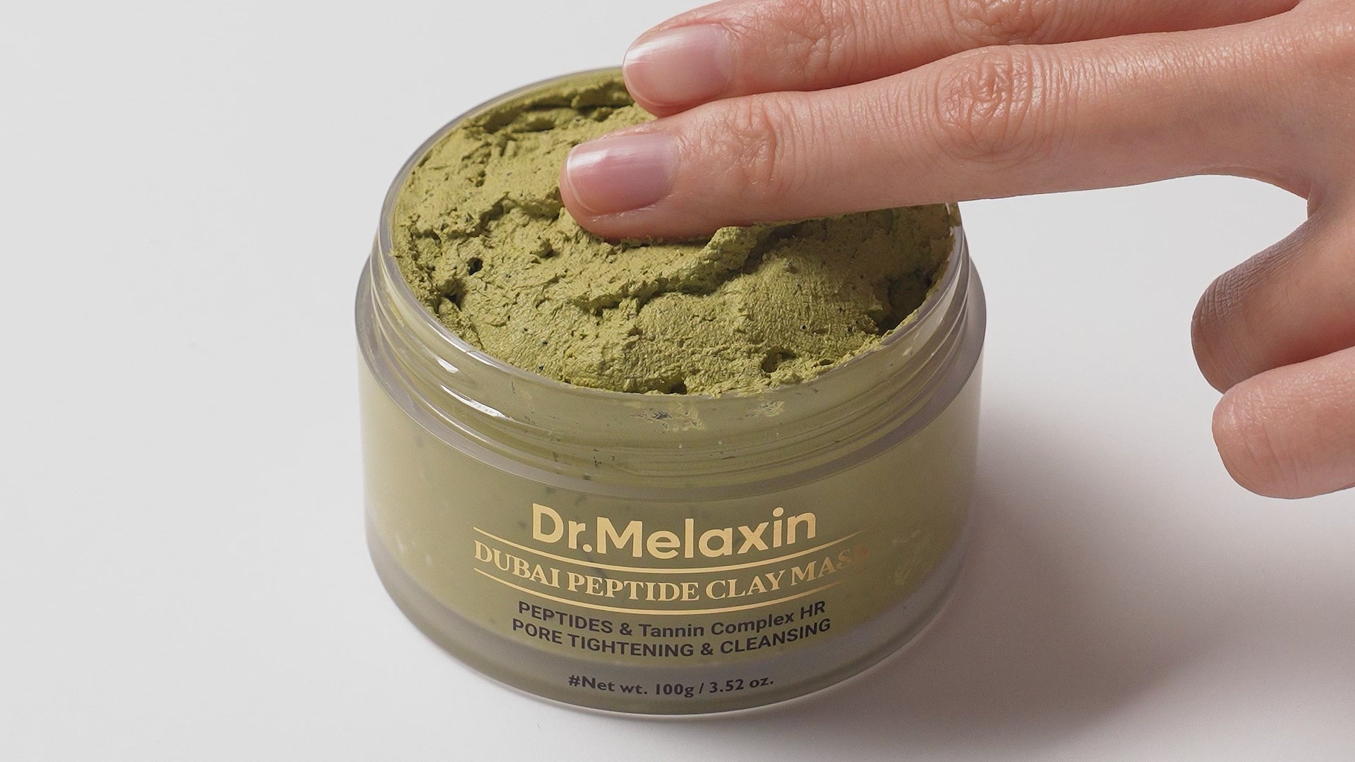 DR. MELAXIN DUBAI PEPTIDE CLAY MASK Čistící jílová maska redukující přebytečný kožní maz 100 g #3