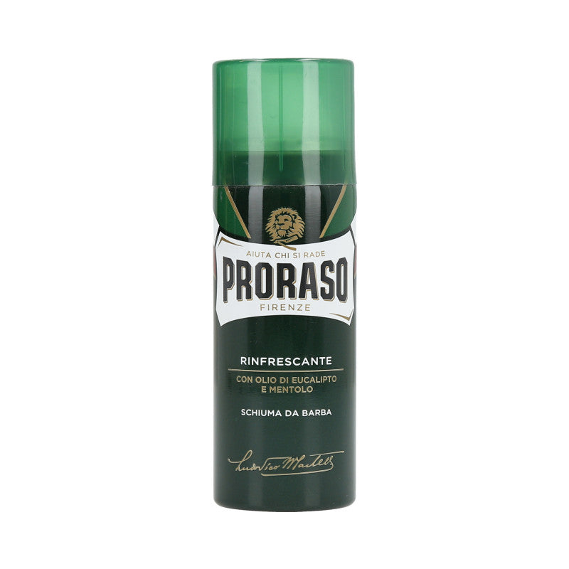 PRORASO GREEN Schiuma da barba per tutti i tipi di pelle 50ml