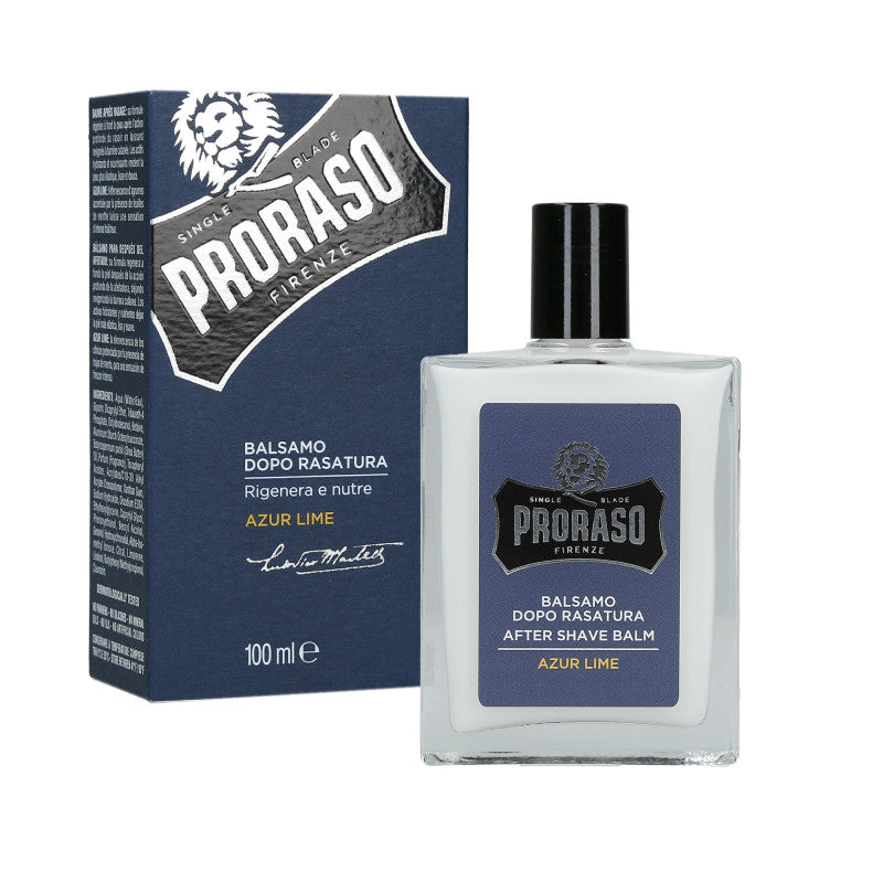 PRORASO SINGLE BLADE Azur Lime Balsamo dopo rasatura 100ml